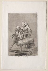 Caprichos: Was man einander antut von Francisco de Goya