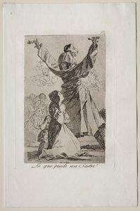 Caprichos: Was ein Schneider tun kann! von Francisco de Goya