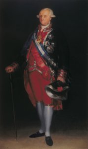 Karl IV. in der Uniform des Oberst der Guardias de Corps, 1800