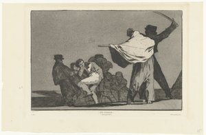 Der Soldat! von Francisco de Goya