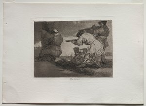Die Schrecken des Krieges: Barbaren!, 1810-1820 von Francisco de Goya