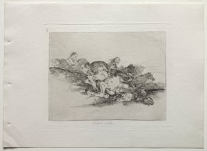 Katastrophen des Krieges: Es passiert immer, 1810-1820 von Francisco de Goya