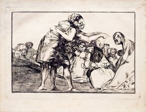 Unordentliche Torheit aus der Serie Los Disparates Follies, 1815-1819 von Francisco de Goya