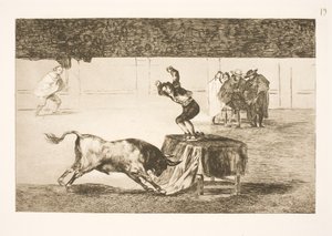 Noch eine wahnsinnige Tat (von Martincho) in derselben Arena (in Saragossa) von Francisco de Goya