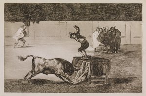 Noch eine wahnsinnige Handlung in derselben Arena von Francisco de Goya