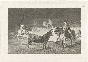 Fernando del Toro fordert einen Stier heraus von Francisco de Goya