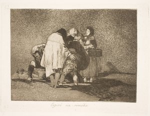 Er starb, ohne dass man ihm helfen konnte (53) von Francisco de Goya