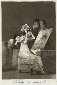 Hasta la muerte, 1799 von Francisco de Goya