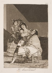 Sie häutet ihn von Francisco de Goya