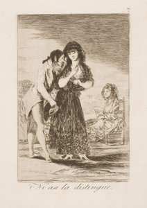Nicht einmal auf diese Weise erkennt er sie von Francisco de Goya