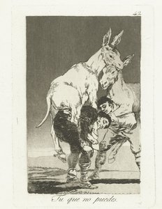 Du, der nicht mehr kann von Francisco de Goya