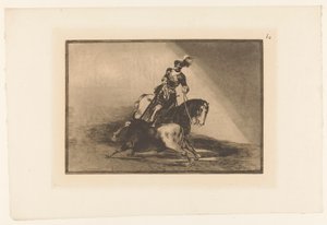 Kaiser Karl V. im Kampf mit einem Stier von Francisco de Goya