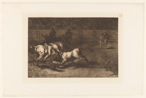 Mariano Ceballos tötet einen Stier von Francisco de Goya