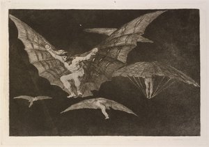 Eine Art zu fliegen von Francisco de Goya