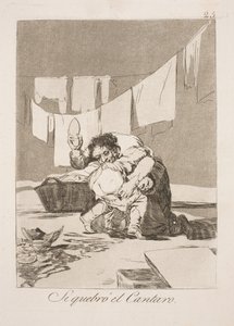 Wenn man den Krug zerbrochen hat von Francisco de Goya