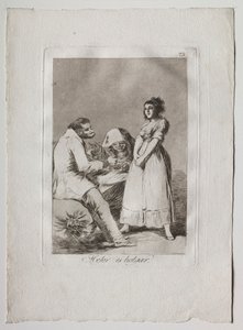 Ochenta Caprichos: Es ist besser, faul zu sein von Francisco de Goya