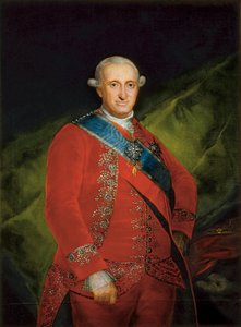 Porträt von Karl IV. von Bourbon, um 1789 von Francisco de Goya