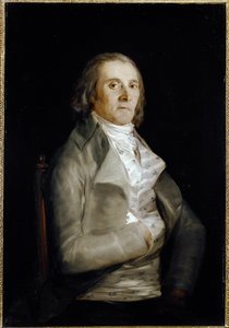 Porträt von Don Andres del Peral (aktiv 1770-1820), Malerdekorateur von Francisco de Goya