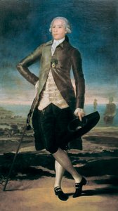 Porträt von Gaspar Melchor de Jovellanos, Gemälde von Francisco de Goya y Lucientes