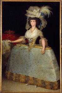 Porträt der Königin von Spanien Maria Luisa, Ehefrau von Karl IV. von Francisco de Goya