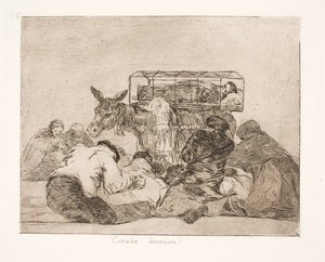 Seltsame Andacht von Francisco de Goya