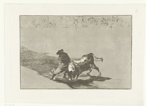 Stierkämpfer in einer Arena von Francisco de Goya