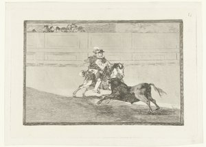 Stierkämpfer in einer Arena von Francisco de Goya