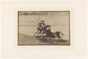 Stierkämpfer in einer Arena von Francisco de Goya