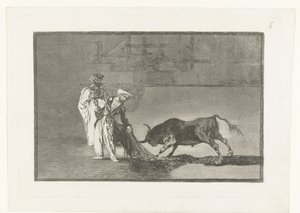 Stierkämpfer in einer Arena von Francisco de Goya