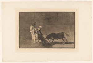 Stierkämpfer in einer Arena von Francisco de Goya