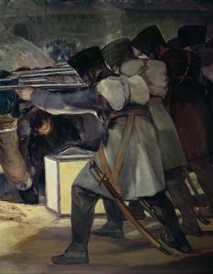 Der 3. Mai 1808, Madrid (Detail der Infanteristen) von Francisco de Goya