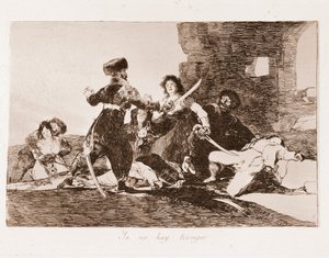 Die Schrecken des Krieges: Es ist schon zu spät von Francisco de Goya