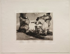 Die Schrecken des Krieges: Barbaren! von Francisco de Goya