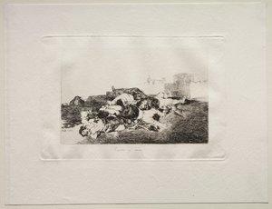 Die Schrecken des Krieges: Noch schlimmer, 1810 von Francisco de Goya