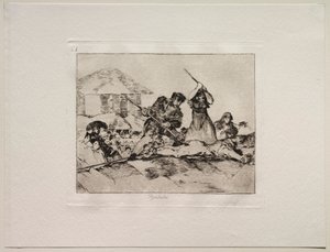 Die Schrecken des Krieges: Pöbel von Francisco de Goya