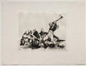 Die Schrecken des Krieges: Dasselbe von Francisco de Goya