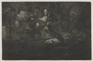 Die Sprichwörter: Gott erschafft sie und sie fügen sich zusammen von Francisco de Goya