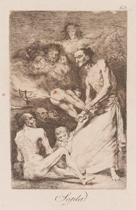 Wind, spätes 18. - frühes 19. Jahrhundert von Francisco de Goya