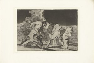 Wütender Wahnsinn von Francisco de Goya
