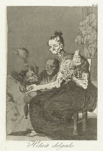 Sie spinnen fein von Francisco de Goya