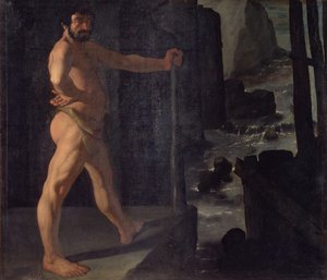 Herkules verändert den Lauf des Flusses Alpheus