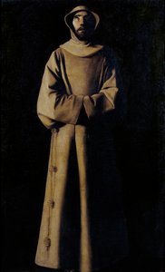 Der heilige Franz von Assisi nach der Vision von Papst Nikolaus V.