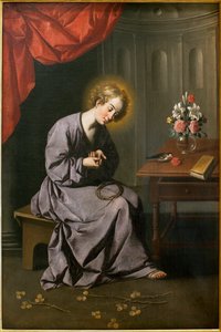 Das Kind hat die Wirbelsäule von Francisco de Zurbaran