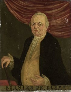 Porträt von Reinier de Klerk, Generalgouverneur der Niederländischen Ostindien-Kompanie von Franciscus Josephus Fricot (attributed to)