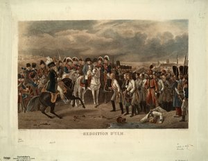 Die Kapitulation von Ulm von Francisque Martin François Grenier de Saint Martin