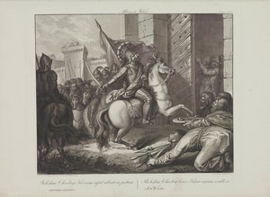 Einzug von Boleslaw dem Tapferen in Kiew von Smuglewicz, Franciszek von Franciszek Smuglewicz