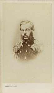 Porträt von Graf Dmitry Alekseyevich Milyutin 1816-1912 von Franck