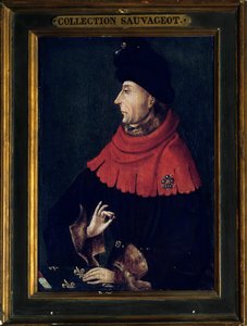 Porträt von Johann Ohnefurcht, Herzog von Burgund (1371-1419). Gemälde der Burgundischen Schule. Anfang des 15. Jahrhunderts