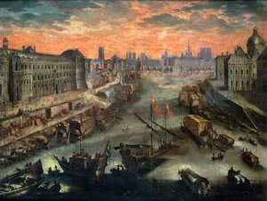 Ansicht von Paris von der Pont Royal