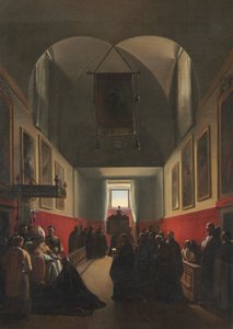 Huldigung an einen Bischof von Francois Marius Granet